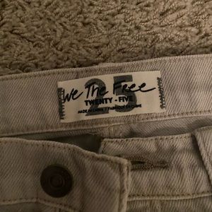 Free people harlie denim shorties